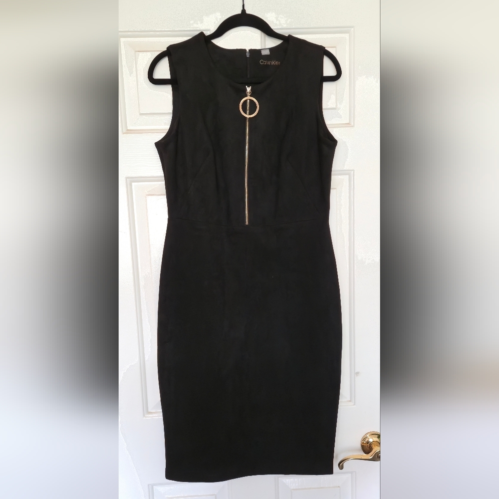 Calvin Klein Strapless Black Dress